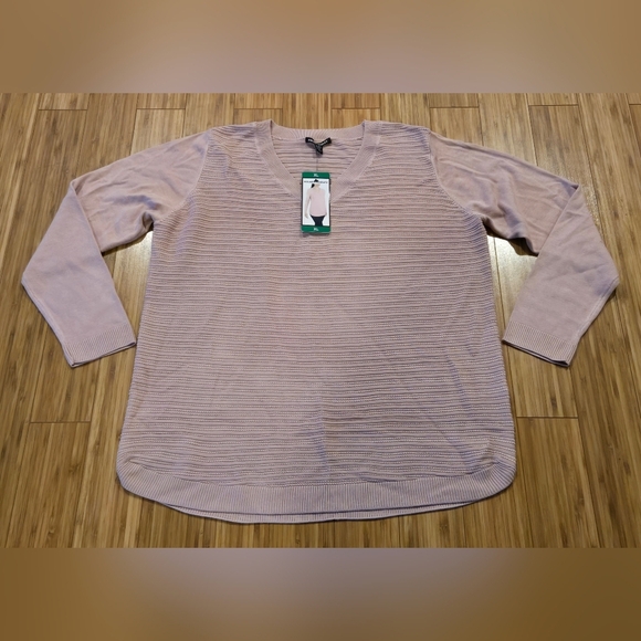 NWT Hilary Radley V-Neck Sweater - Picture 1 of 8